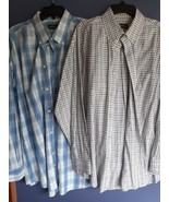 Orvis Bundle Lot Of 2 Button Down LS Shirts XL Solid Logo NEW W/ Out Tags! - $692.03 MXN