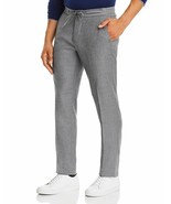 Dylan Gray Classic Fit Virgin Wool Drawstring Pants in Grey Heather-Size 30 - £39.32 GBP
