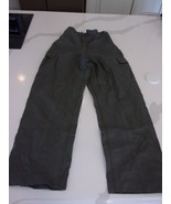 VINTAGE GERMAN ARMY MILITARY PANTS  SIZE 27&quot; X 30&quot; GREY LD 400 - $83.15