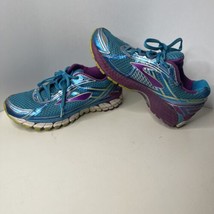 Brooks Adrenaline GTS 15 Womens Running Shoe Sz 8 Med  B Blue Purple 1201741B498 - £13.23 GBP