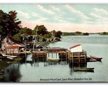 Norwoods Wharf &amp; Saco River Biddeford Pool Saco Bay Maine ME UNP UDB Pos... - $6.71