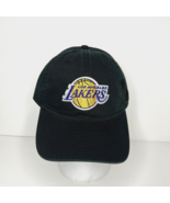 NBA Los Angeles Lakers Adidas LA Faded Black Hat Adjustable Basketball NEW - £15.13 GBP