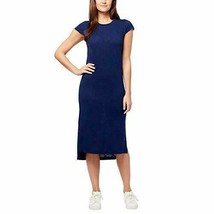 Jessica Simpson Short Sleeve Midi Dress Maritine Blue Women&#39;s Sz S NWT - $335.15 MXN