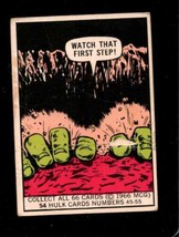 1966 Donruss Marvel Super Heroes #54 Watch That First Step Fair *X75614 - £5.23 GBP