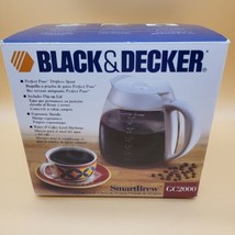 Black Decker Smart Brew Coffee Pot 12 Cup Carafe White GC2000 Replacement - £12.55 GBP