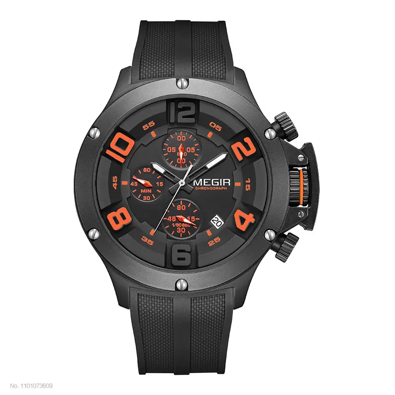Big Dial Sport Quartz Watch for Men Fashion Waterproof Chronograph Wrist... - $39.43