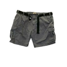 The Foundry Supply Co Cargo Shorts Gray Mens 54 Cotton Comfort Waist Stretch - £14.94 GBP