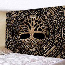 Mysterious Mandala Psychedelic Tapestry Wall Hanging Bohemian Hippie Home Decor - £7.05 GBP