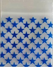 Blue Stars Resealable Bags 2&quot; X 2&quot; 100/pkg 2.5mil - $22.00