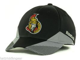 Ottawa Senators Reebok M252Z NHL Practice Stretch Fit Hockey Cap Hat L/XL - £16.66 GBP