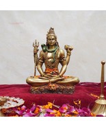 Gott Lord Shiva Statue Figur Segen Idol Skulptur 20 cm x 17 cm für Zuhause - £38.43 GBP