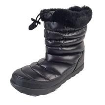 The North Face Women Bootie Fur Thermal Micro FL C315ZT1 Waterproof Black Size 7 - £79.81 GBP