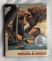 THELMA &amp; LOUISE 1991 4K ULTRA HD CRITERION COLLECTION w BLU RAY DAVIS &amp; ... - $23.01