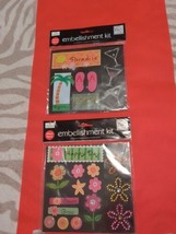 2 New Me &amp; My Big Ideas Ellen Krans Embellishment Kit Happy Day &amp; Paradise - £13.31 GBP