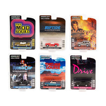 &quot;Hollywood Series&quot; Set of 6 pieces Release 34 1/64 Diecast Model Cars by Gree... - £42.57 GBP