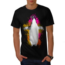 Penguin Music Fan Shirt Funny Animal Men T-shirt - £10.38 GBP