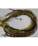 10 strand lot 13 inch hand cut assorted type and style gemstones beautif... - $25.96 CAD