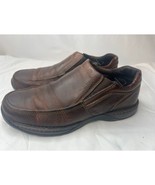 Rockport Slip On Shoes Mens Size 8.5 M Brown Leather Casual Comfort Gran... - $23.38