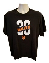 New York Mets Neil Walker #20 Citi Field Adult Black XL TShirt - £11.84 GBP