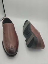 Alfani Men&#39;s Wayde Water Resistant Moc-Toe Slip-On Loafers Tan Size 8 - £38.77 GBP