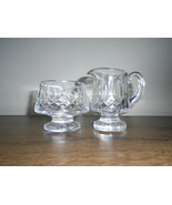 Waterford Crystal Lismore Footed Open Sugar and Creamer Set - $79.20