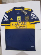 Diego Maradona Boca Juniors Tribute Stadium Blue Home Soccer Jersey 2020-2021 - £71.94 GBP