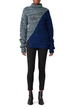 Derek Lam 10 Crosby pre-loved bicolor turtleneck sweater in Blue - £87.82 GBP