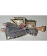 Ceramic Angel handmade vintage Pin/brooch Christmas - €8,74 EUR