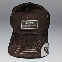 PGA West Stadium Course I Survived Alcatraz Brown Hat Cap Adjustable Souvenir - £15.44 GBP