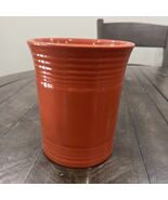 Homer Laughlin Paprika Red Fiesta Ware Utensil Holder Crock, Retired - $1,102.37 MXN