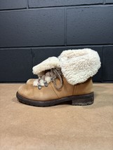 Ugg Australia Fraser Women&#39;s Short Boots Rugged Leather Brown 1018896 Sz Us 7.5 - £39.31 GBP