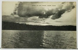 Maine Sunset on Lake Auburn Postcard I14 - £3.94 GBP