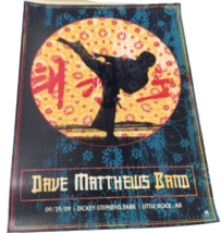 Dave Matthews Band Poster DMB 2009 Music Concert Karate Kid - Numbered &amp; Signed - £184.66 GBP