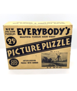 Everybody&#39;s 25¢ No.20 The Old Mill 300 Piece 16 X 12 Picture Puzzle - $16.13 CAD