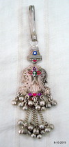 vintage antique tribal old silver trouser decoration or pendant necklace - $114.84