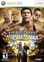 WWE Legends of WrestleMania - Microsoft Xbox 360 X360 Video Game  - $10.83