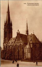 Postcard 1925 RPPC Germany Saarbrücken Johanniskirche Posted - £7.46 GBP