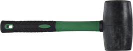 Allied 32 OZ BLACK TIP RUBBER MALLET W/FIBERGLASS HANDLE - £10.50 GBP