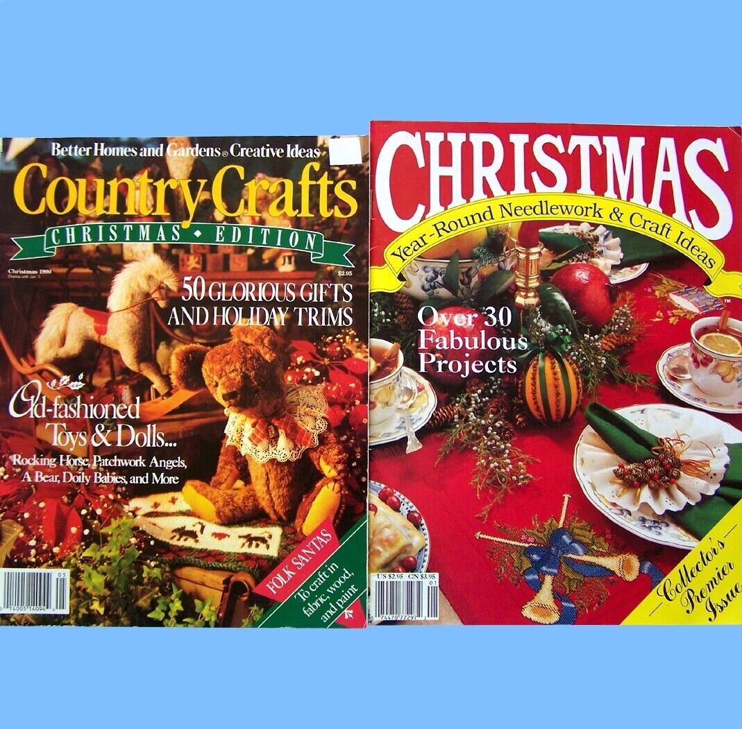 1990 Country Crafts Christmas Edition & Christmas Year Round Toys Gifts Trims ++ - $5.69