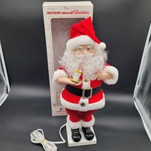 Vintage Santa Claus Telco Motion-ettes Musical Light Christmas Figure See Video! - £23.29 GBP