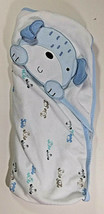 Wonder Nation Baby Hooded Towel Multicolor Boy Dog Puppy Cotton Blend Blue - $4.99