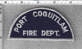 Port Coquitlam Fire Department  (British Columbia, Canada)  Shoulder Patch - $442.21 MXN