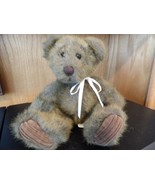 Minky Teddy Bear 9&quot; Corduroy Paws First &amp; Main Plush Brown 1402 - $5.44