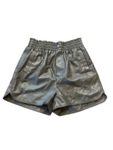 Altar’d State Gray Leather High Rise Shorts Size Small - £13.60 GBP