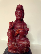 Antique Guanyin Statue with Gilding Ruyi Bodhisattva Goddess Compassion OFFER ! - £5,253.96 GBP