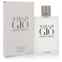 Acqua Di Gio by Giorgio Armani Eau De Toilette Spray 6.7 oz for Men - £75.11 GBP