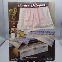 Vintage Cross Stitch Patterns, Border Delights, 1988 Stoney Creek Collection - $7.85