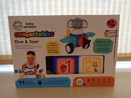 Baby Einstein Connectables Dive and Soar Magnetic Activity Blocks Steam ... - $27.72