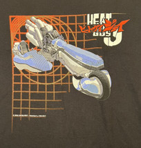 Heat Guy J T-Shirt Vintage Anime Mecha Motorcycle Black Shirt Delta XL Extra Lrg - £37.35 GBP