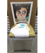 New Vanessa Iacono Signed Abstract Coffee Functional Art Painted Accent ... - $1,017.36 CAD